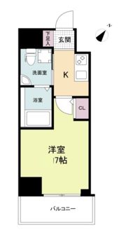 セレニテ神戸元町クレアの間取り画像