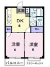コーポラス蔵羅の間取り画像