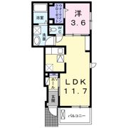 グリーンロード楠葉Ⅰの間取り画像