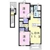 フェリーチェ．KⅡの間取り画像