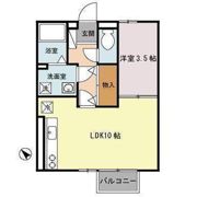 セジュール沢里Ⅱの間取り画像