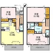 フロラシオン Fの間取り画像