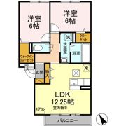ブランシュール Aの間取り画像