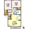 ブランシュール Aの間取り画像