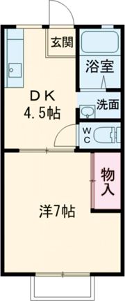 パナハイツ・Aの間取り画像