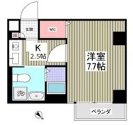 Studio Flatの間取り画像
