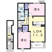ブランド－ル長田の間取り画像