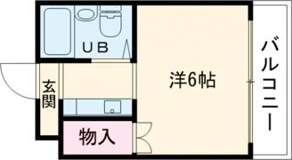 ピースハイツの間取り画像