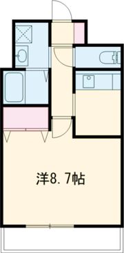 クロノス29新町の間取り画像