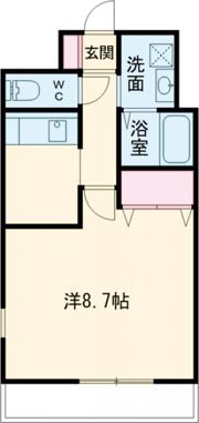 クロノス29新町の間取り画像