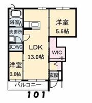 シャーメゾン桜川の間取り画像