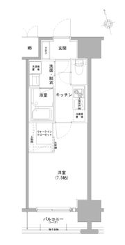 ハーモニーレジデンス名古屋今池の間取り画像