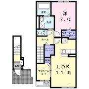レーニアⅡの間取り画像