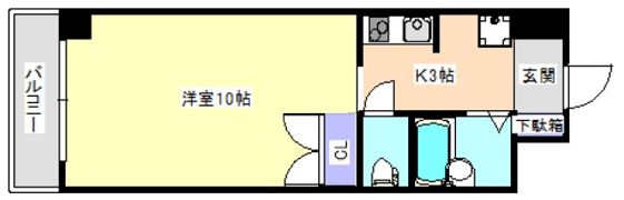 マンション雄創の間取り画像