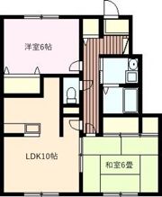 フォーティニアひらいわ Eの間取り画像