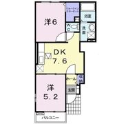リバティ ゾーン ナカヤマBの間取り画像