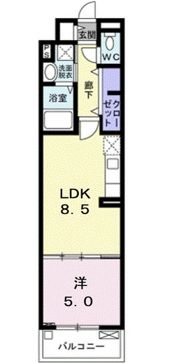 ロー クレールの間取り画像