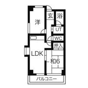 SHマンション名東の間取り画像