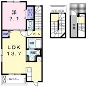 ソレイユ松ヶ崎の間取り画像