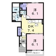 レスポワールからつの間取り画像