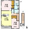 Dーroomグランディアの間取り画像
