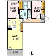 レクレルールの間取り画像