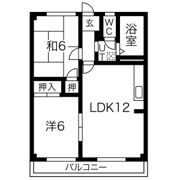 エスポア三好の間取り画像