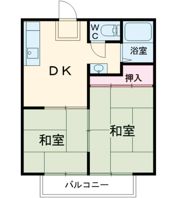 ヒカルハイツの間取り画像