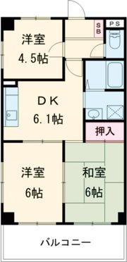 メゾンシャインIIの間取り画像