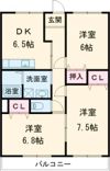 サニーコート松橋の間取り画像