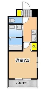プライムライフ三宮磯上公園の間取り画像