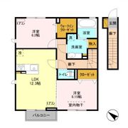 ポテトドゥーエの間取り画像