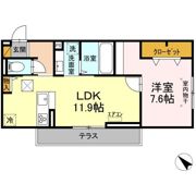 プレジール南柏の間取り画像