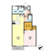 グランシャリオ Bの間取り画像