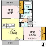 グランフォルト高砂の間取り画像