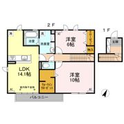 コーポ黄金島の間取り画像