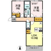 MAILE B棟の間取り画像