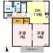 コーポエスポワールの間取り画像