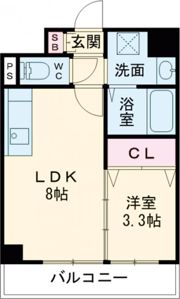 スプランディッド堺東の間取り画像