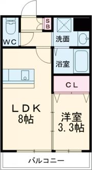スプランディッド堺東の間取り画像