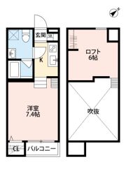 FreeHand松戸(フリーハンドマツド)の間取り画像