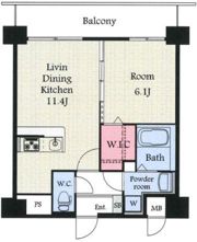 グランシャリオ諏訪野の間取り画像