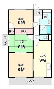 町屋ライフ Aの間取り画像
