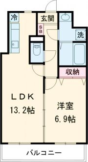リバーサイド天神の間取り画像