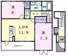 エトワール Aの間取り画像