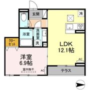 アヴァンス西亀有の間取り画像