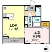 アヴァンス西亀有の間取り画像