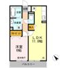 ラフィネ横山 B棟の間取り画像