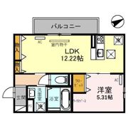West PathⅡ（ｳｪｽﾄﾊﾟｽⅡ）の間取り画像
