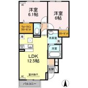 エステート はなみずき C棟の間取り画像